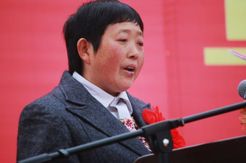 獲獎學生家長代表發言
